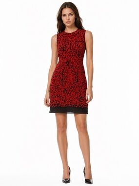 Akris Punto Wool Spotty Polka Dot Mini Dress